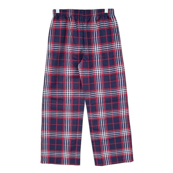 Gap Kids Set of 2 Pajama Kids Size 10 Flame Resistant Navy Blue Red White Plaid - Picture 6 of 8